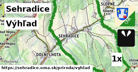 Výhľad, Sehradice