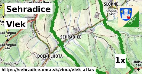 Vlek, Sehradice