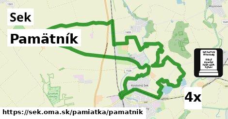 Pamätník, Sek