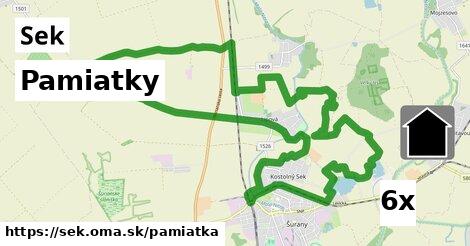 pamiatky v Sek