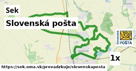 Slovenská pošta, Sek