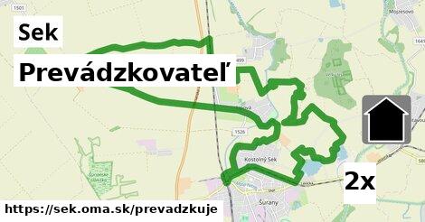 prevádzkovateľ v Sek