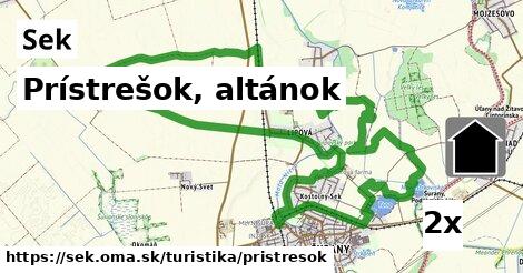 Prístrešok, altánok, Sek