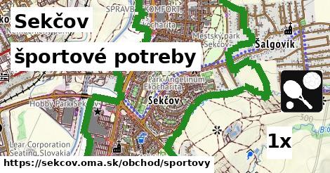 športové potreby, Sekčov