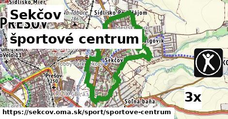 športové centrum, Sekčov