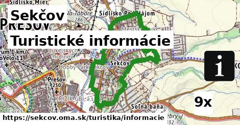 Turistické informácie, Sekčov