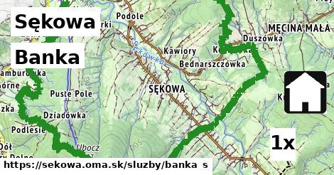 banka v Sękowa