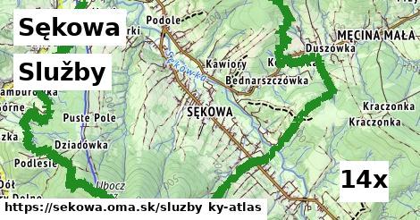 služby v Sękowa