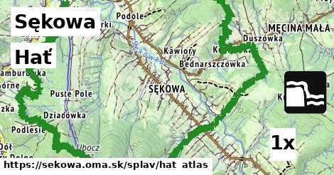 hať v Sękowa