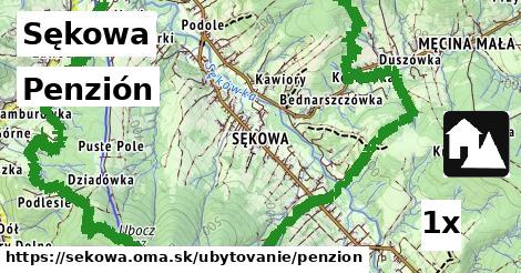 Penzión, Sękowa