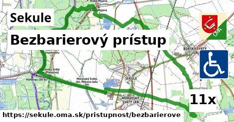 Bezbarierový prístup, Sekule