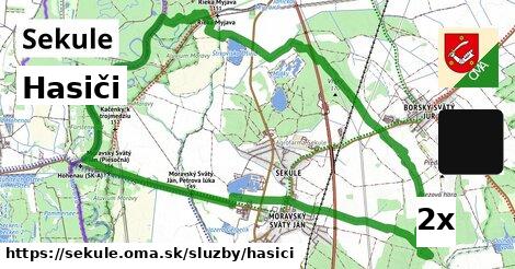 Hasiči, Sekule