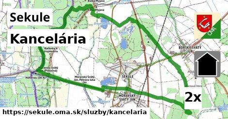 Kancelária, Sekule