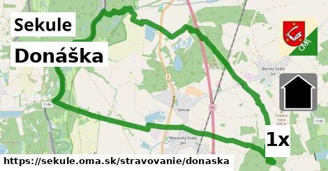 Donáška, Sekule