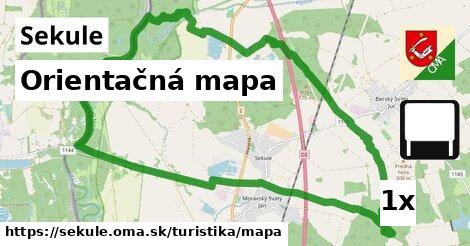 Orientačná mapa, Sekule