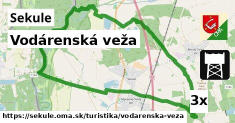 Vodárenská veža, Sekule