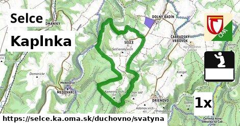 Kaplnka, Selce, okres KA