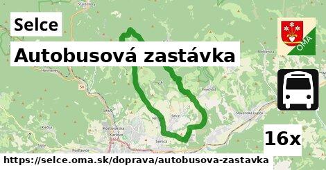 Autobusová zastávka, Selce