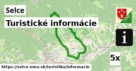 Turistické informácie, Selce