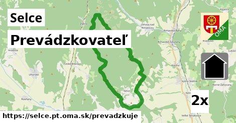 prevádzkovateľ v Selce, okres PT