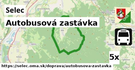 Autobusová zastávka, Selec