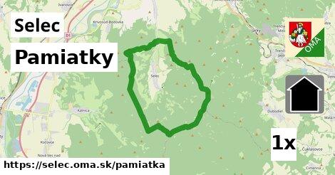 pamiatky v Selec