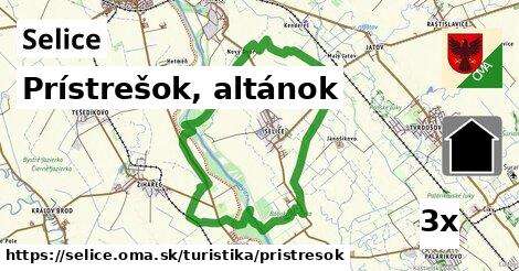 Prístrešok, altánok, Selice