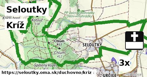 Kríž, Seloutky