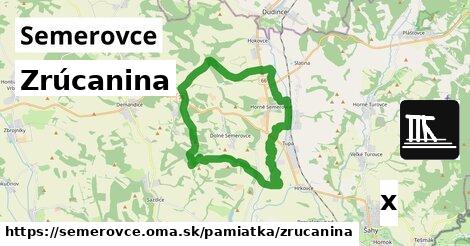 Zrúcanina, Semerovce