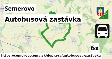 Autobusová zastávka, Semerovo