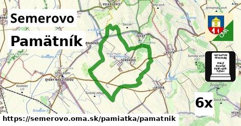 Pamätník, Semerovo