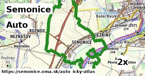 auto v Semonice