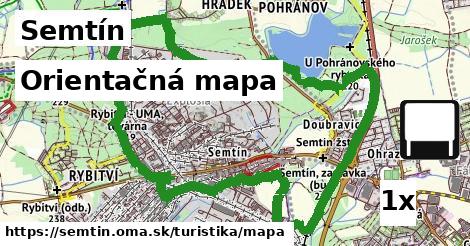 Orientačná mapa, Semtín