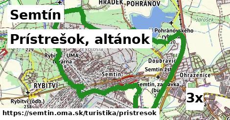 Prístrešok, altánok, Semtín