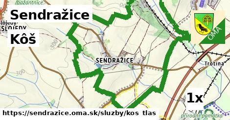 Kôš, Sendražice
