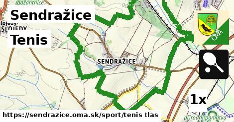 Tenis, Sendražice