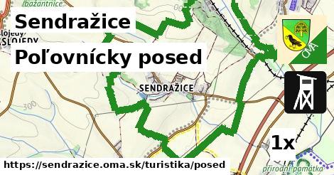 poľovnícky posed v Sendražice