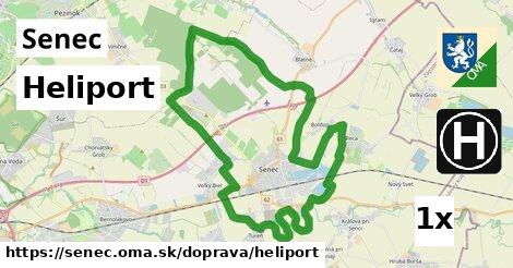 heliport v Senec