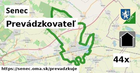 prevádzkovateľ v Senec