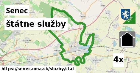 štátne služby, Senec