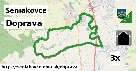 doprava v Seniakovce