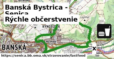 Všetky body v Banská Bystrica - Senica