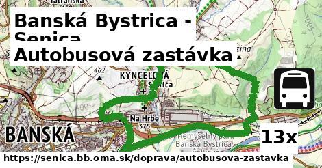 Autobusová zastávka, Banská Bystrica - Senica