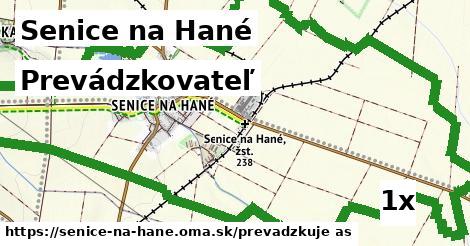 prevádzkovateľ v Senice na Hané