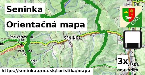 Orientačná mapa, Seninka