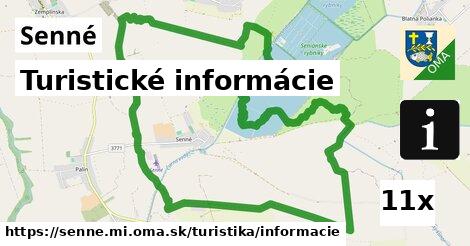 Turistické informácie, Senné, okres MI