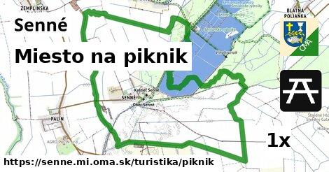 Miesto na piknik, Senné, okres MI