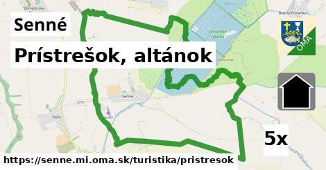 Prístrešok, altánok, Senné, okres MI