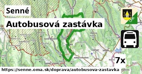 Autobusová zastávka, Senné