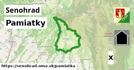 pamiatky v Senohrad